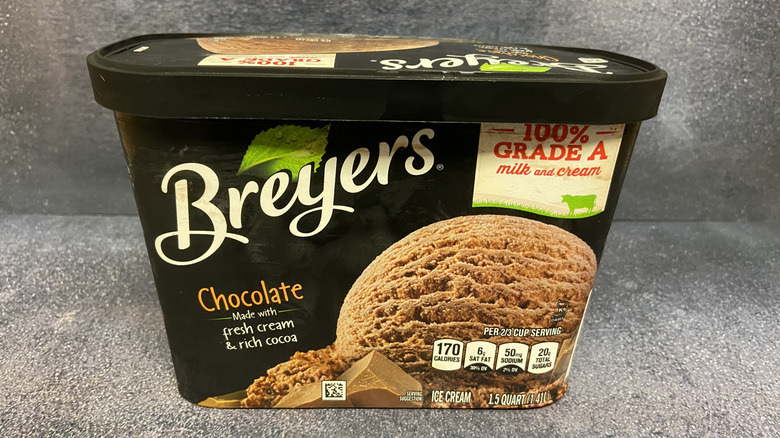 Breyers chocolate ice cream