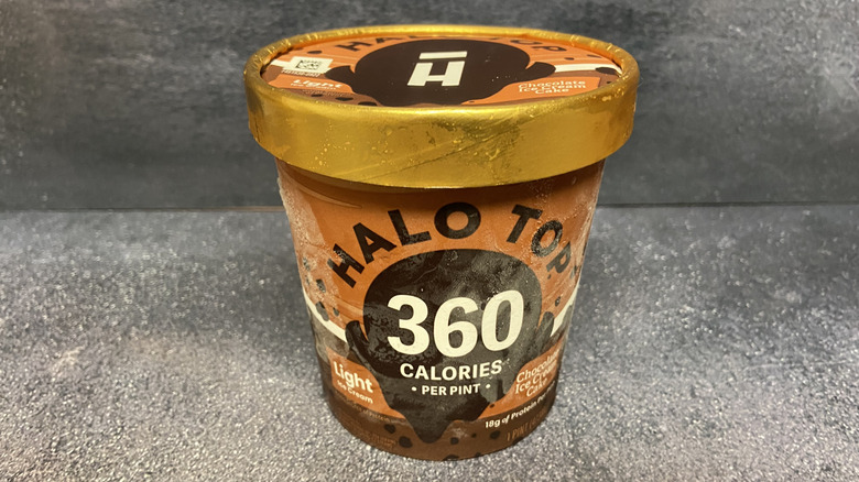 Halo chocolate ice cream
