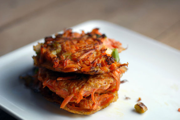 Carrot Scallion Pancakes Recipe