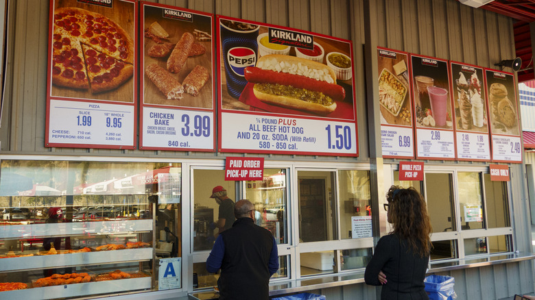 Costco food court menu