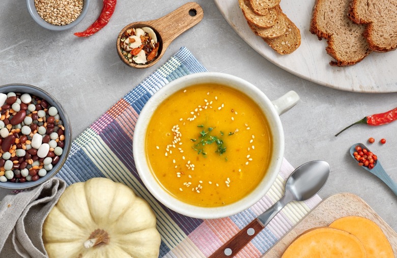 Sweet Potato Pumpkin Soup