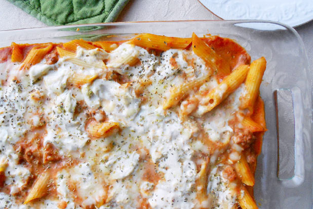 Baked Penne with Beef Recipe