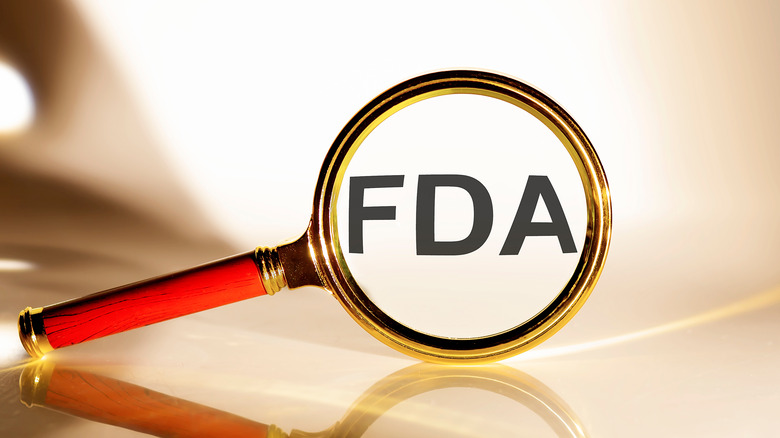 FDA and magnifying glass 