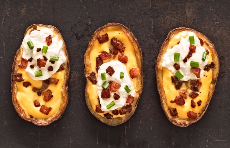 Slow-Cooked Pork Potato Skins