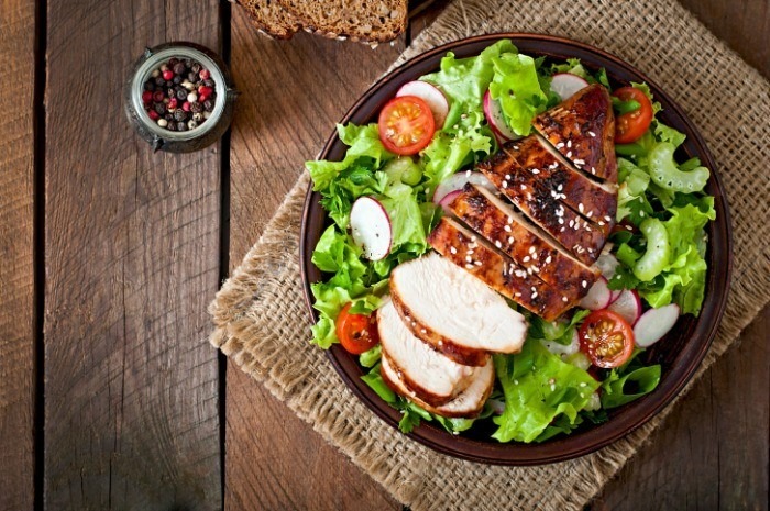 Teriyaki Grilled Chicken Salad