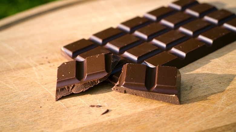 dark chocolate bar