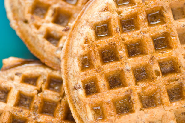 Whole Grain Waffle with Maple Syrup