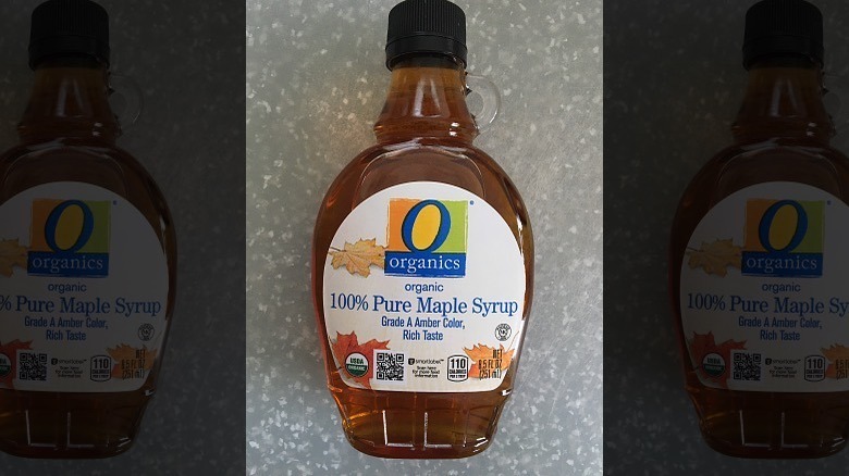 O Organics pure maple syrup