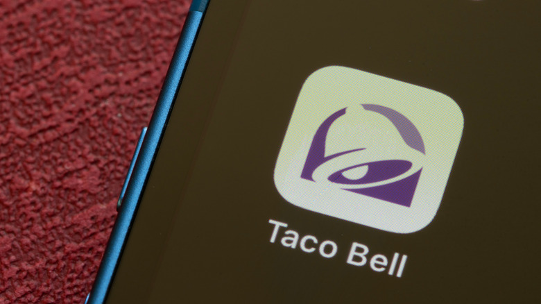 Taco Bell app on iPhone