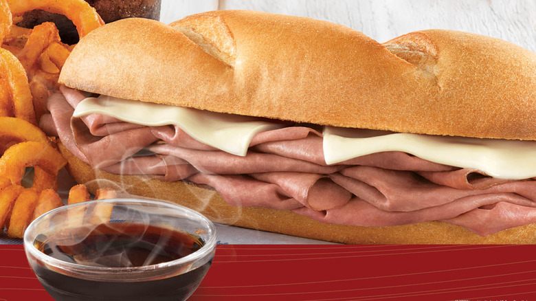 Arby's French dip sandwich