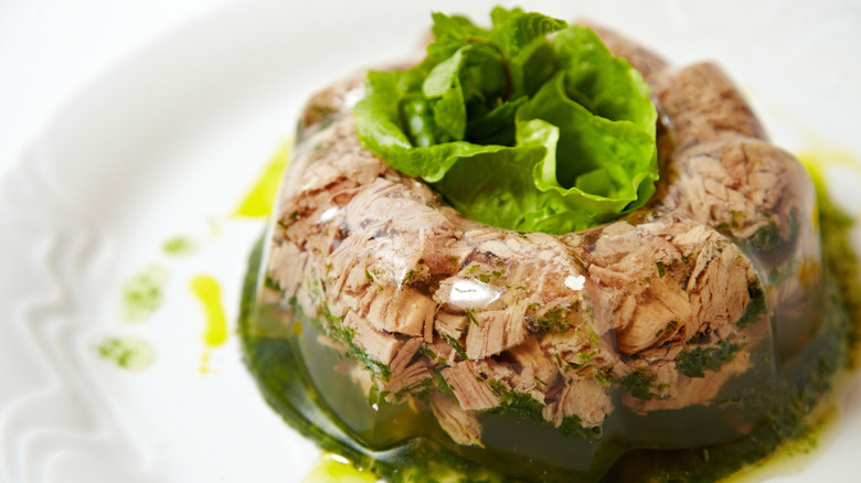 Jellied pork and beef