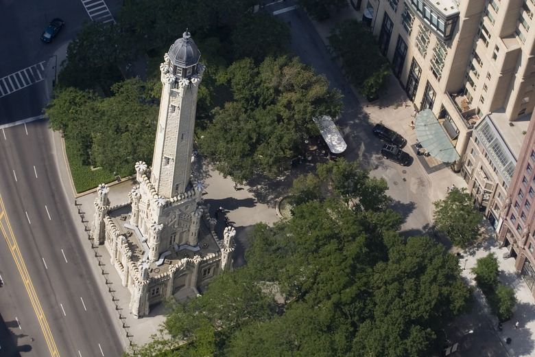 Early Locations Were Modeled After Chicago's Water Tower Pumping Station