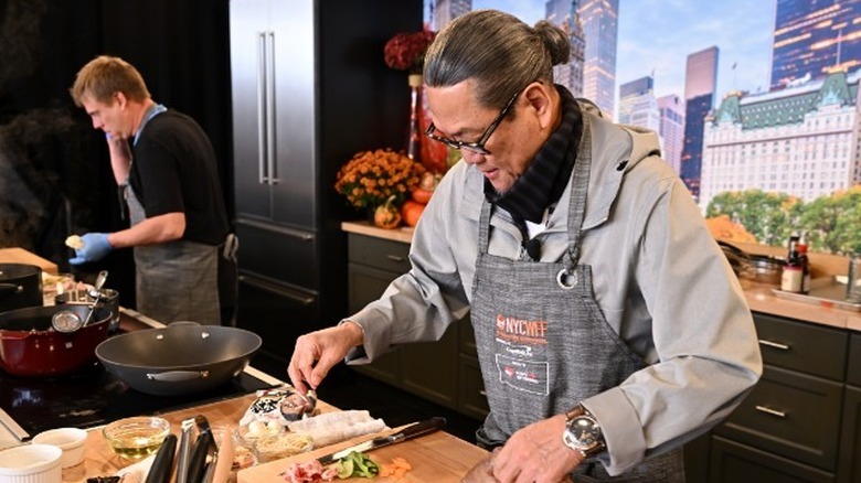 Masaharu Morimoto gives culinary demonstration
