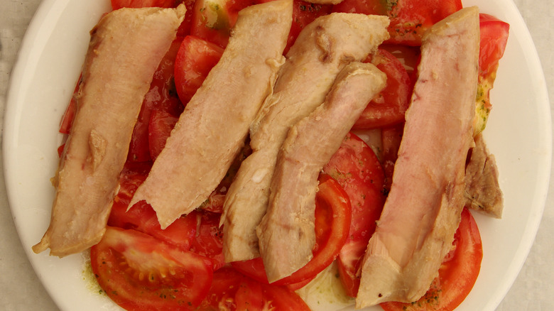 ventresca tuna pieces