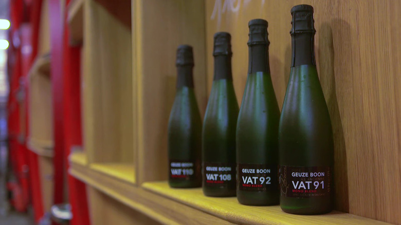 A range of Belgian gueuze