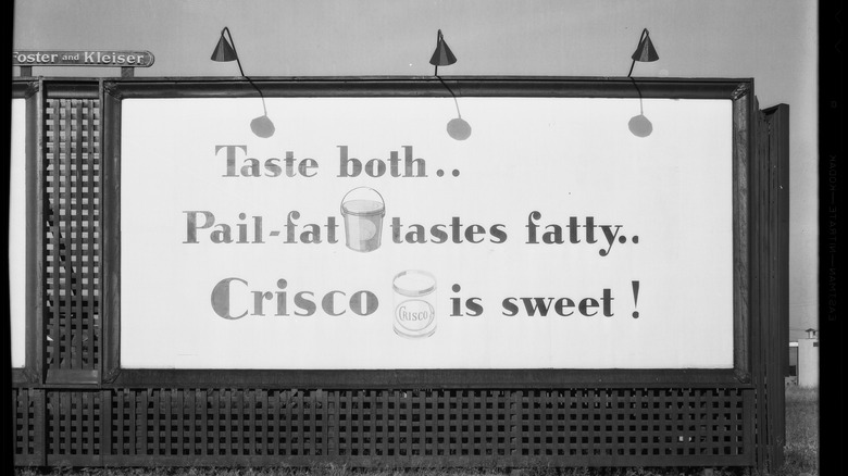 Vintage Crisco billboard