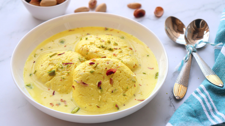 Bowl of ras malai