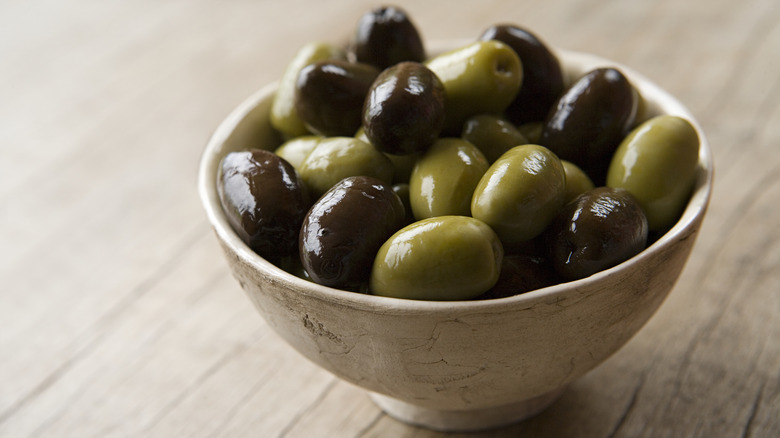 Bowl of olives
