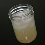 Bilberry in jar