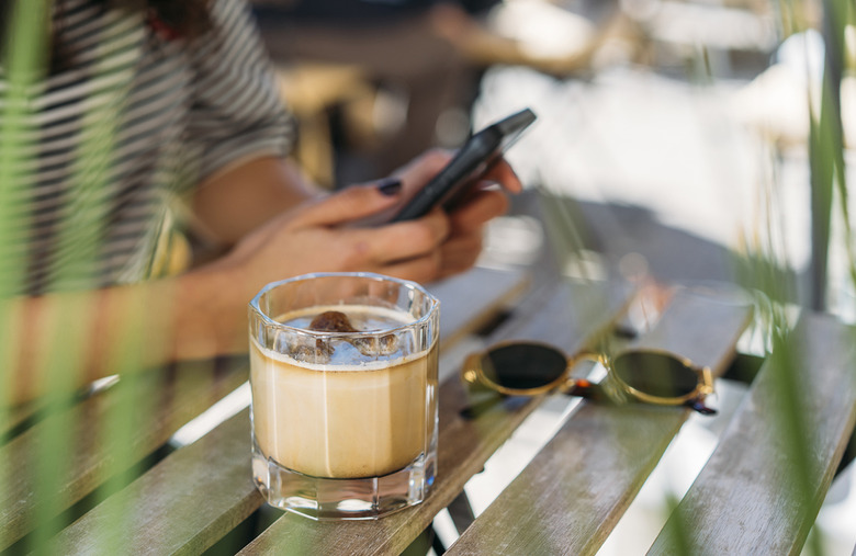 Rhode Island: Coffee milk cocktail 