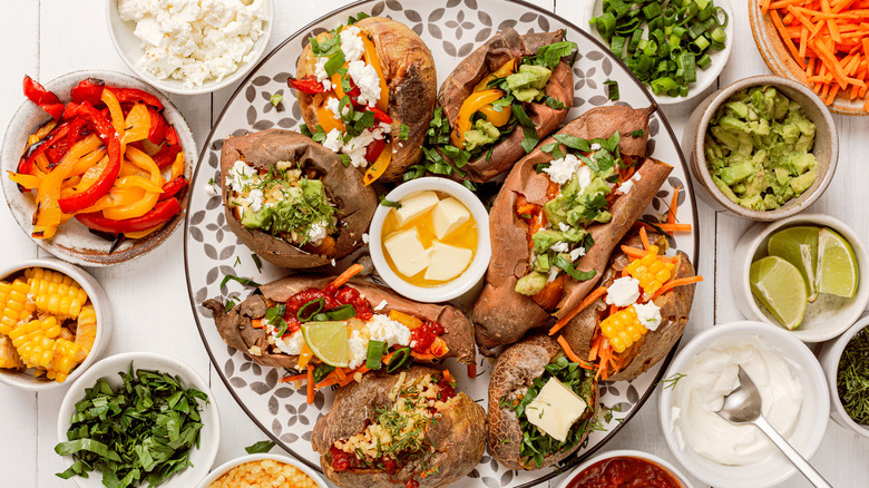 Tex-Mex baked potatoes
