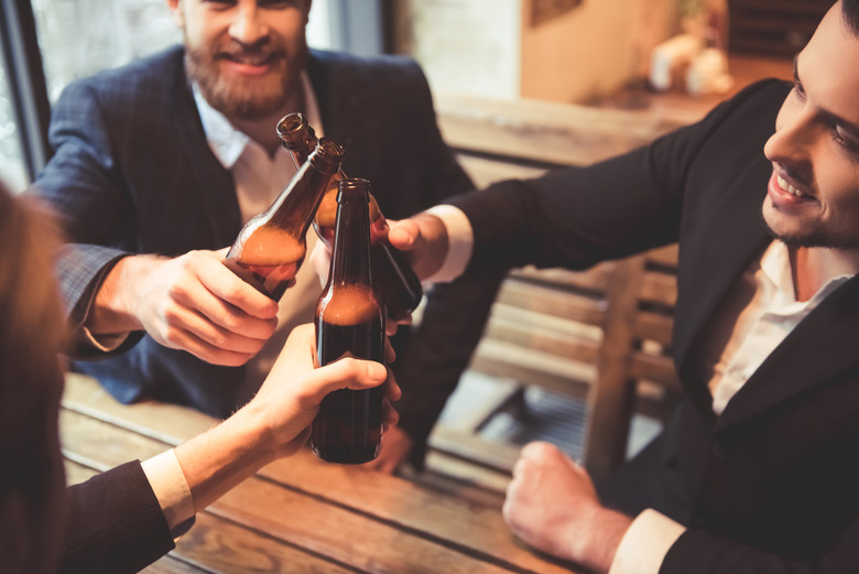 men drinking