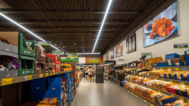 Inside an Aldi