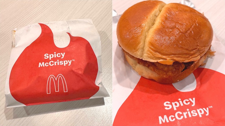 McDonald's Spicy McCrispy sandwich