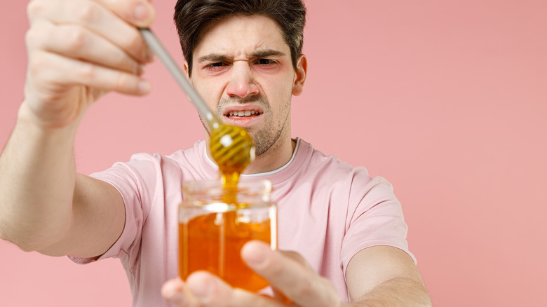 Men smelling bad honey