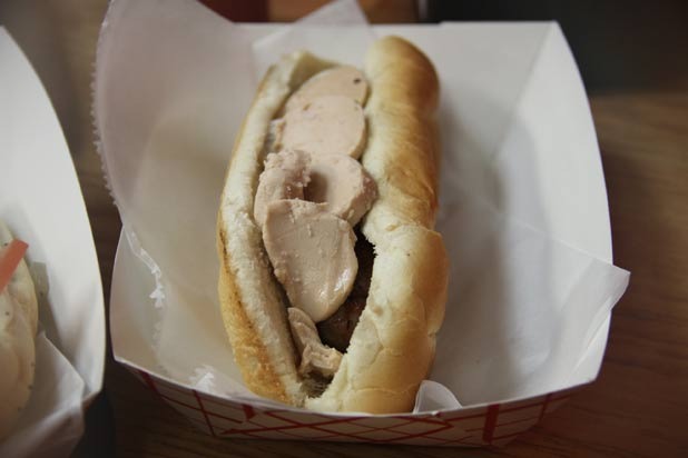 4) Hot Doug's, Chicago: Foie Gras and Sauternes Duck Sausage