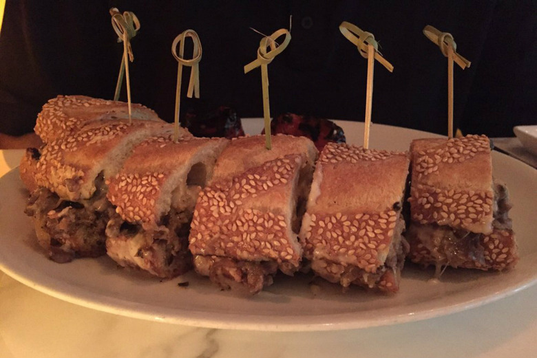 Barclay Prime Philly cheesesteak