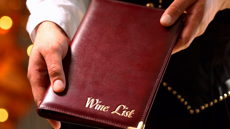 Wine list
