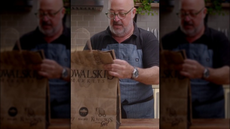 Andrew Zimmern folding shopping bag