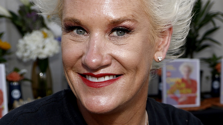 Anne Burrell with wide smile