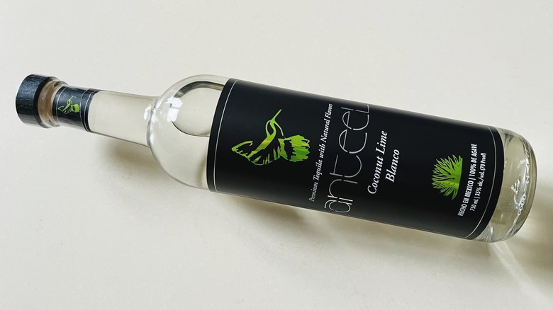 anteel coconut lime tequila bottle