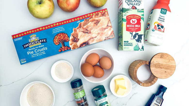 apple egg custard pie ingredients