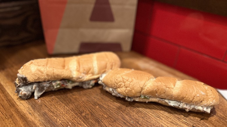 Two cheesesteaks 