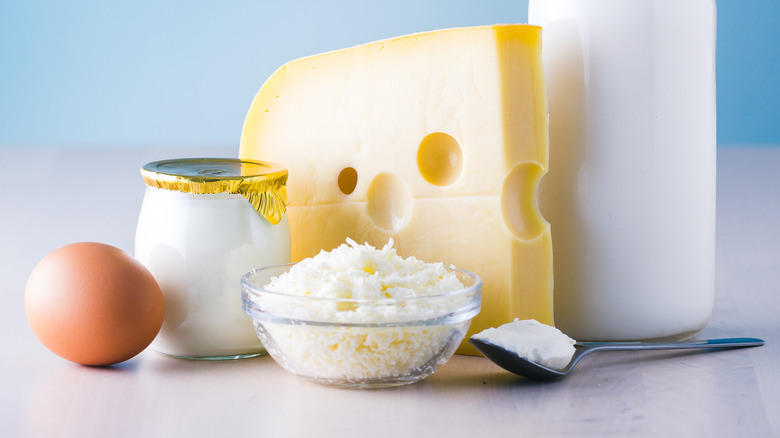 eggs and fresh dairy