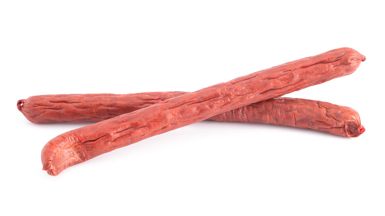 Beef stick snacks