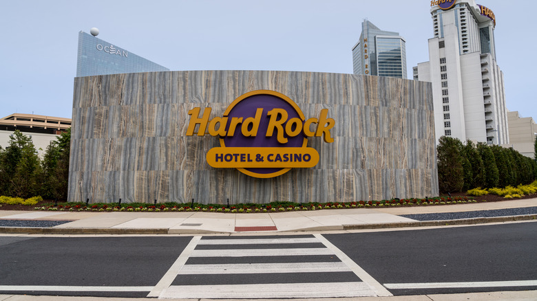 Hard Rock Hotel sign