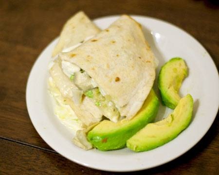 Avocado and Artichoke Quesadilla