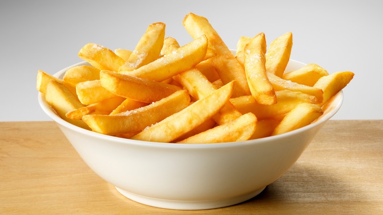 salted french fries