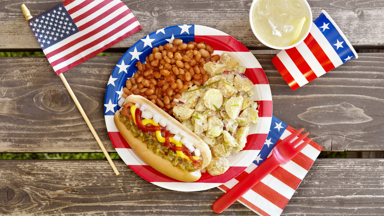 July 4 BBQ plate