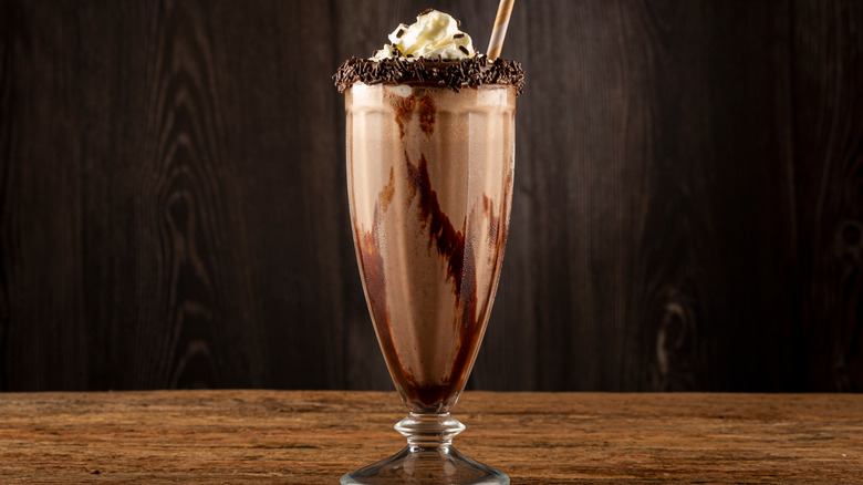 Chocolate milkshake