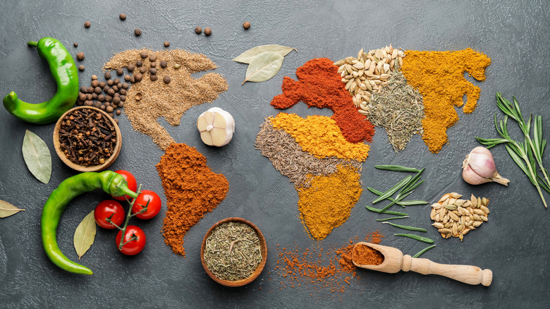 Map of spices 