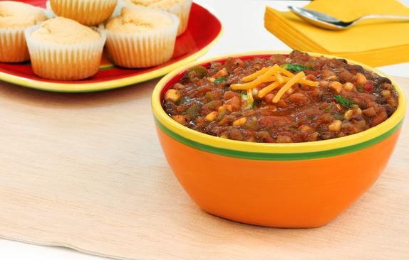 Three Bean Vegetarian Chili