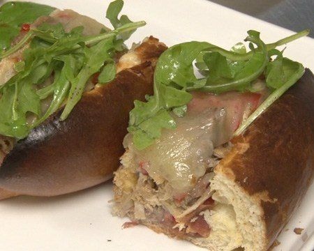 Porchetta sandwich