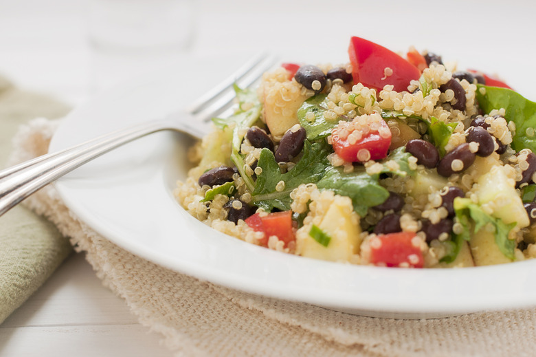 Chili Lime Black Bean and Quinoa Salad
