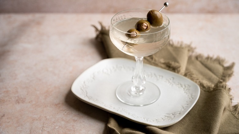 dirty blue cheese martini