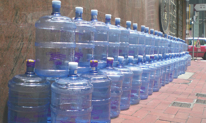 Water cooler bottles